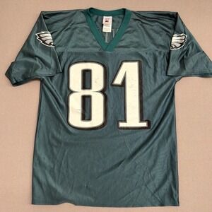 NFL Players Philadelphia Eagles Terrell Owens 81 Jersey Green Mens Medium M